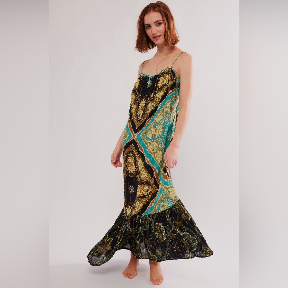 Free People Multicolor Maxi Dress